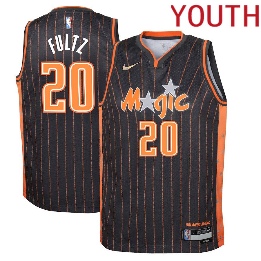 Youth Orlando Magic #20 Markelle Fultz Nike City Edition Swingman NBA Jersey->youth nba jersey->Youth Jersey